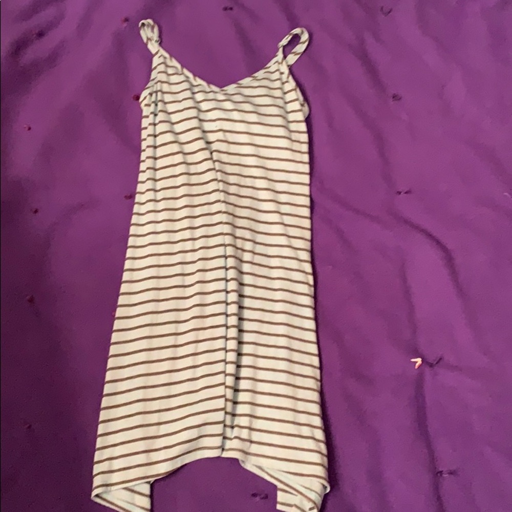 V-neck mini dress